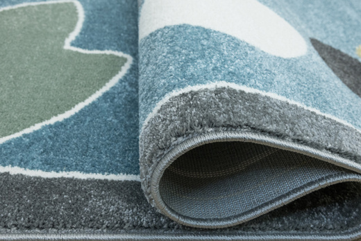 Dywan Dziecięcy Lima M043A cream/l.grey Niebieski Szary Jeziorko