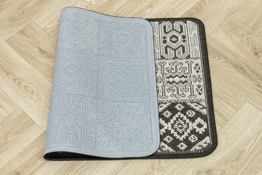 Antypoślizgowy Dywan FLEX 19636/91 Brąz Beż Patchwork