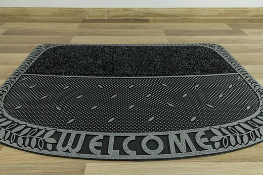 Szara Wycieraczka Twin Clean Czarna Srebrna