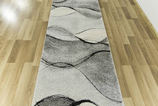 Chodnik Rio C443A jasny szary szerokość 100 cm