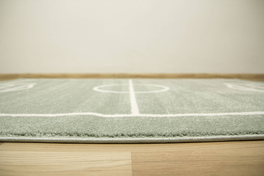 Dywan Dziecięcy Lima 6333B green/cream Boisko Zielona Oliwka Krem