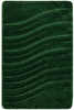 Dywanik Łazienkowy Antypoślizgowy Sara Dark Green Butelkowa Zieleń Fale
