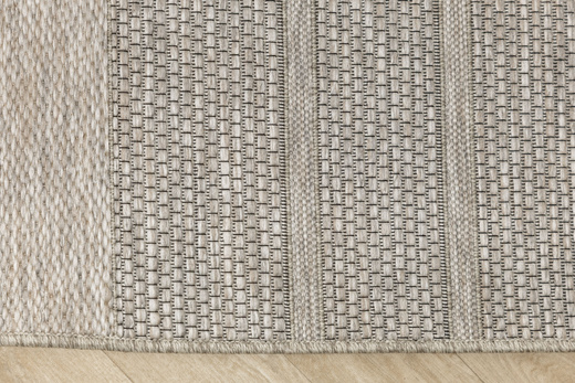 Dywan Sznurkowy Oria 82VH7-Y Beż Szary Prostokąty Gruby Splot