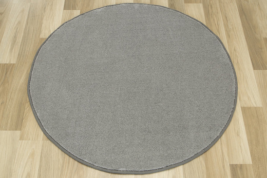 Okrągły Dywan Koło Bounty 76 Srebrny Szary