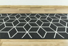 Antypoślizgowy chodnik cubes 29 czarny szerokość 100 cm