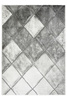 Dywan Felix 9313A m.grey/l.grey Lśniący Szary Krem Romby