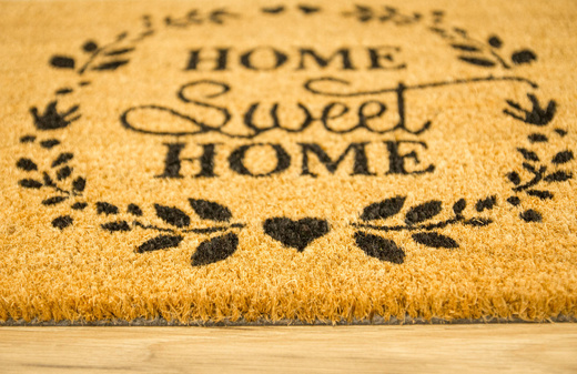 Antypoślizgowa Wycieraczka Kokosowa Retro Home Sweet