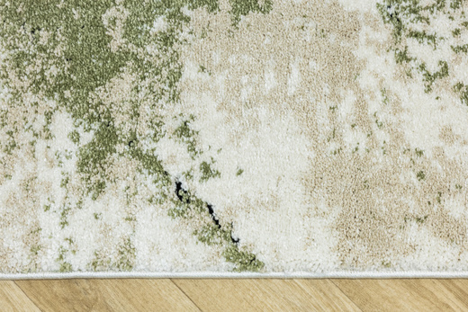 Dywan Bosa K437A cream/green Kremowy Zielony Abstrakcja
