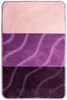 Dywanik Łazienkowy Fiori Fiolet Pasy Fale