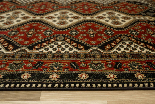 Dywan Ornamentowy Afgan 4358A black/red Czerwony Czarny Krem
