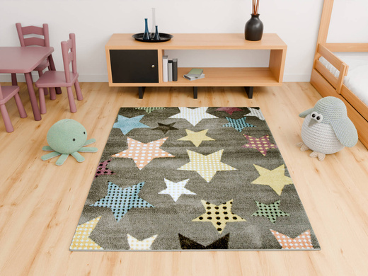 Dywan Lima C264A l.grey/d.grey Gwiazdki