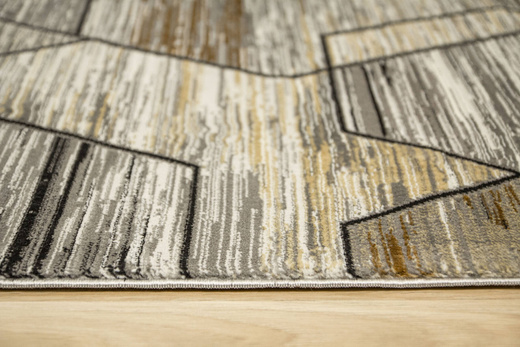 Dywan Modena 4644 m.grey/d.grey Brąz Beż Plastry Miodu