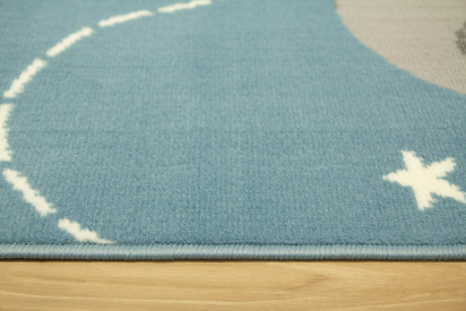 Dywan Kids 534547/95822 sky/blue Jasny Niebieski Kosmos