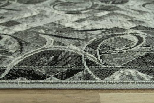 Chodnik Gold 336/18 szary szerokość 80 cm