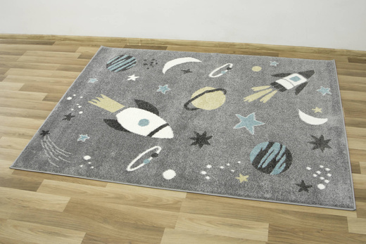 Dywan Lima C276A l.grey/cream Rakiety Kosmos Szary