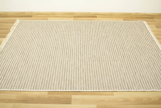 Dywan Sznurkowy Oria 20721/YV7-X Beż Krem Szary Linie Gruby Splot