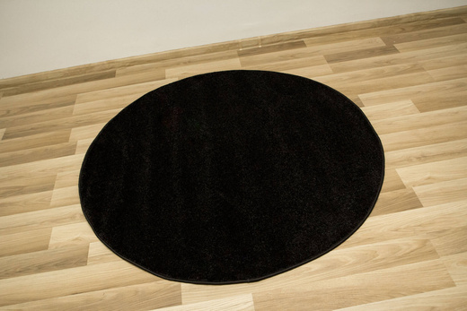Okrągły Dywan Lima 2081A black Czarny