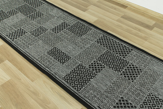 Antypoślizgowy Chodnik Scandigel 2987/DM9Q szary szerokość 100 cm