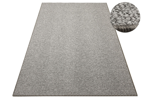 Wykładzina Pętelkowa Luton 75 Szary Grafit Melanż szerokość 4 m