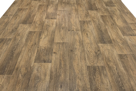 Wykładzina PCV Rimini Aged Oak 691D Deski Brąz szerokość 4 m