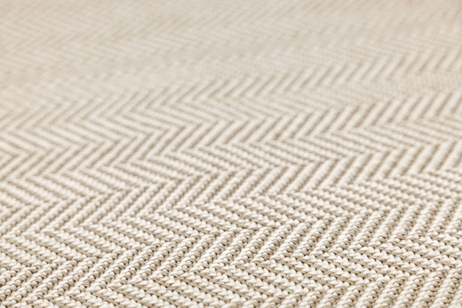 Dwustronny Sznurkowy Chodnik Brussels 205681/10610 Linen Krem Beż Jodełka szerokość 100 cm