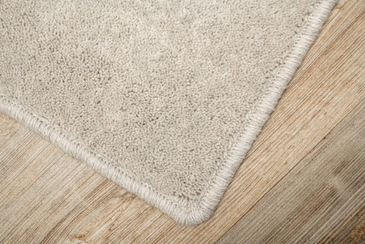 Wełniany Dywan Isfahan-M Rite Popielaty Szary KremowyKratka