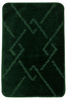 Dywanik Łazienkowy Antypoślizgowy Moreno Dark Green Butelkowa Zieleń Romby