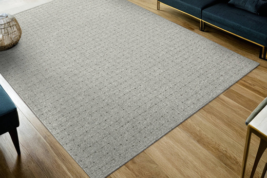 Dywan Pętelkowy Zembla 73 Szary Grafit Kratka