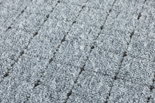 Okrągły Dywan Pętelkowy Zembla 73 Szary Grafit Kratka