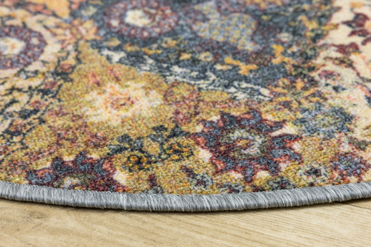 Antypoślizgowy dywan okrągły Modern Classic 19 Ornament Vintage