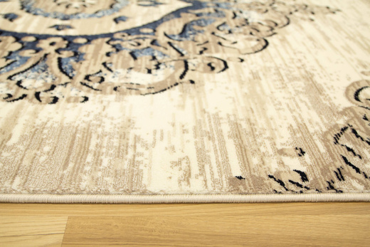 Dywan Victoria 7104A cream/beige Ornament Krem Niebieski