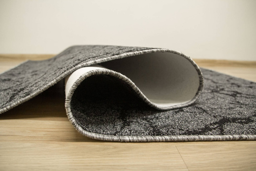 Wykładzina Marble 75 Ciemny Szary Czarny Marmur szerokość 4 m