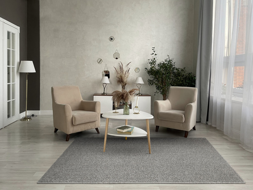 Wykładzina Sphinx-special 76 Grafit Szary Melanż Shaggy szerokość 4 m