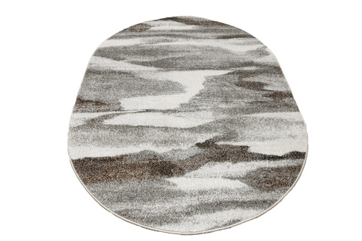 Dywan Owalny Ponte N282A l.grey/d.greyO Szary Brąz