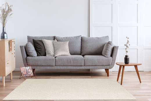 Dywan Matara N963A l.beige/sp.cream Beż Krem Linie