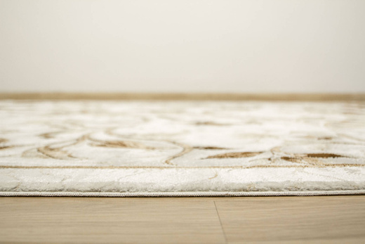 Dywan Modena 5524 l.grey/l.brown Krem Brąz Szary Liście Palm Marmur