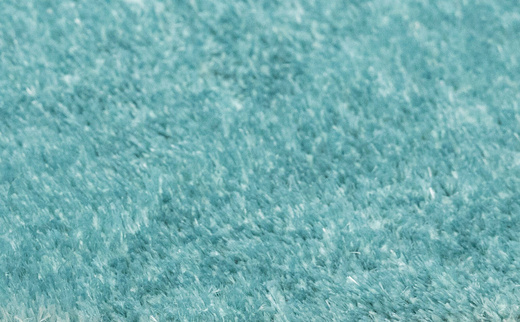 Dywan Okrągły Shaggy Antypoślizgowy Malmo Niebieski Turkus