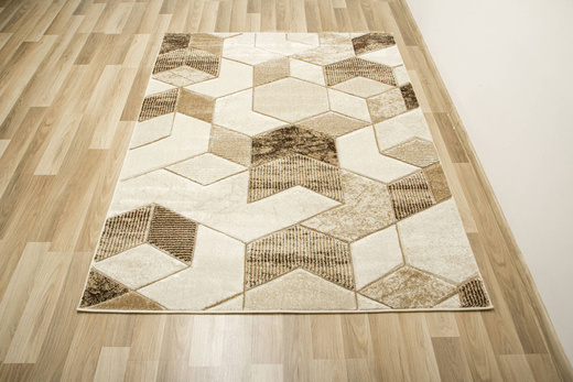 Dywan Amelia B101B cream/beige Beżowy Brązowy Geometria