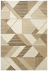 Dywan Amelia A632A cream/beige Beżowy Brązowy Geometryczny Linie Paski Kreski