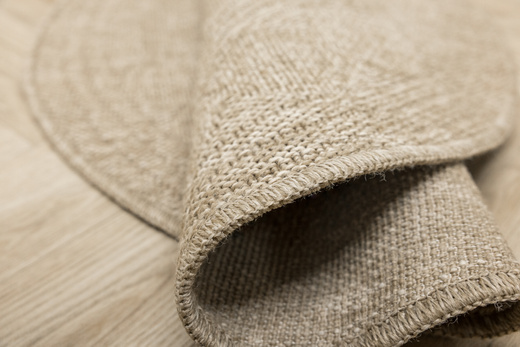 Okrągły Dywan Sznurkowy 08868A Jute Indiana Laomi Beż Rozeta Outdoor