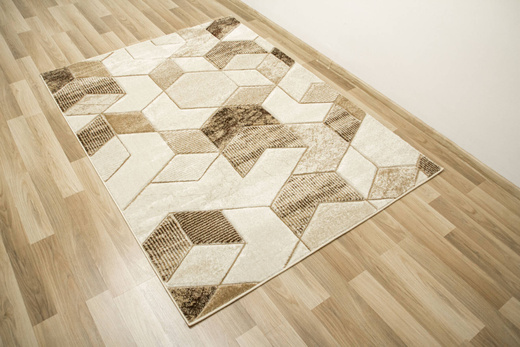 Dywan Amelia B101B cream/beige Beżowy Brązowy Geometria