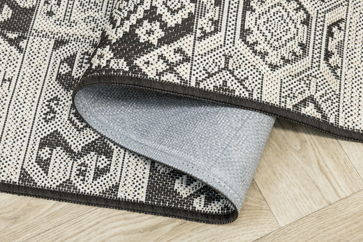 Antypoślizgowy Dywan FLEX 19636/91 Brąz Beż Patchwork