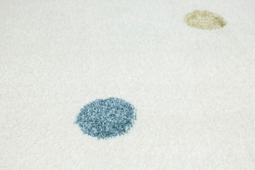 Dywan Dziecięcy Lima C275A cream/lila Krem Kropki