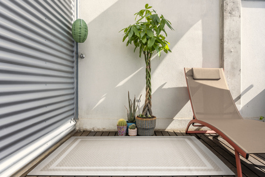 Dywan Sznurkowy Haga 04003A vizon/cream Krem Beż Ramka Outdoor