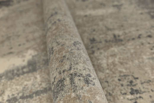 Wełniany Dywan Agnella Isfahan Leno Siwy Beton