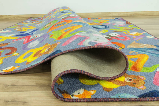 Dywan Alfabet 19 grey Zoo Literki