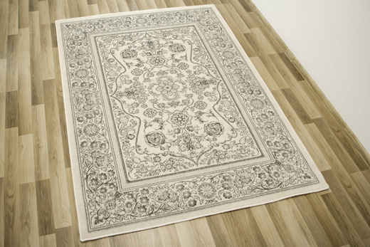 Wełniany Dywan Isfahan-M Kalista Piaskowy Ornament