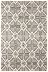 Dywan Angola F913A antracite/cream Antracyt Krem Trójkąty Romby Boho