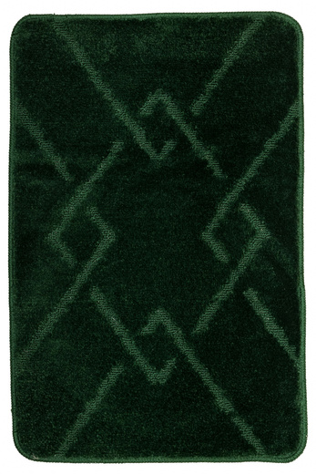 Komplet 2-częściowy Łazienkowy Moreno Green Butelkowa Zieleń Romby