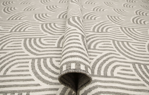 Dywan Dwustronny Sznurkowy Brussels 205725/10010 Silver Linie Outdoor